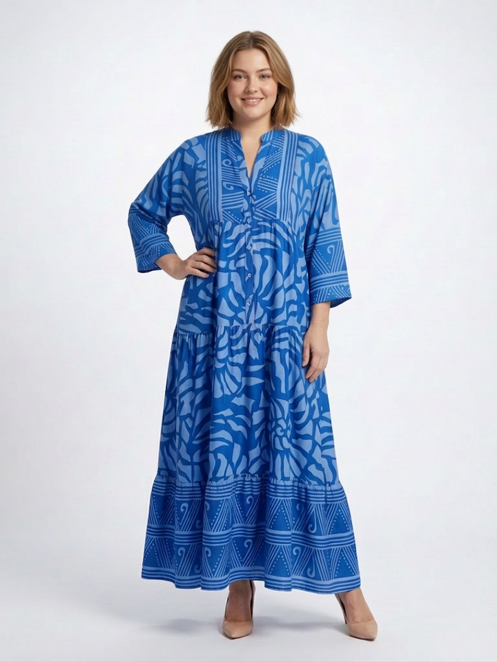 Mirabel | Button Front Midi Dress