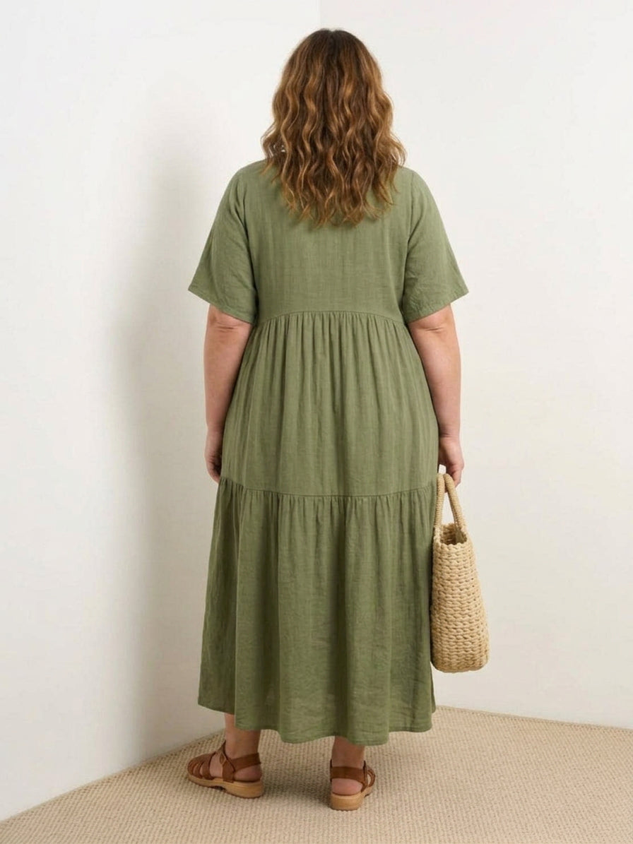 Perdita - V-neck  Maxi Dress