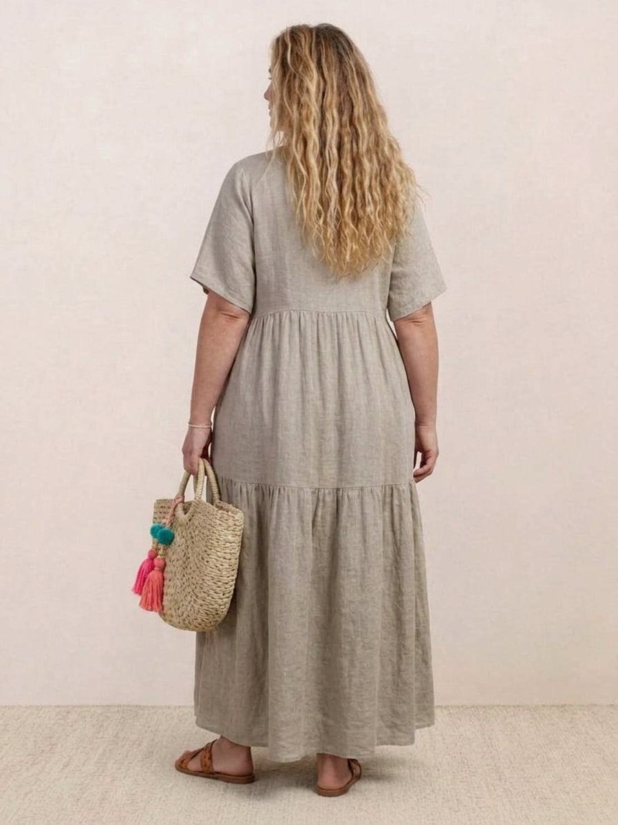 Perdita - V-neck  Maxi Dress