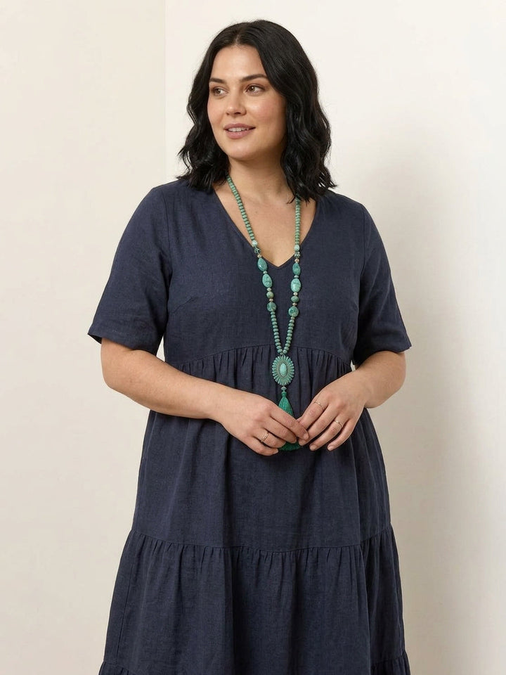 Perdita - V-neck  Maxi Dress