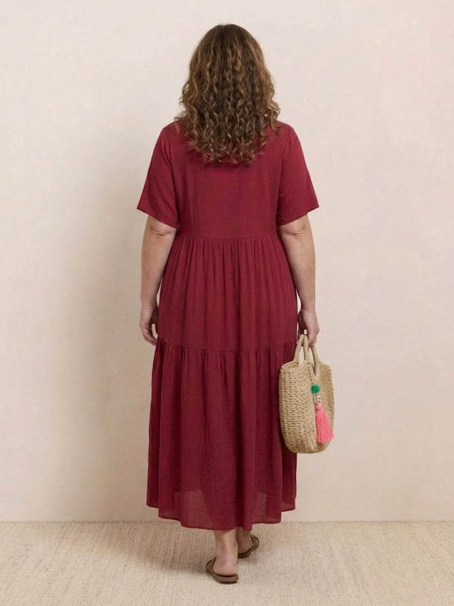Perdita - V-neck  Maxi Dress
