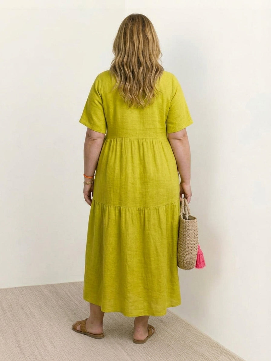Perdita - V-neck  Maxi Dress