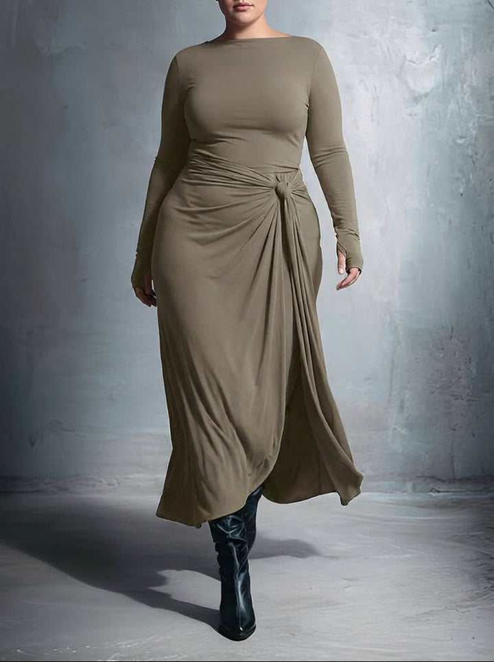 SELMA | SIDE KNOT MAXI DRESS
